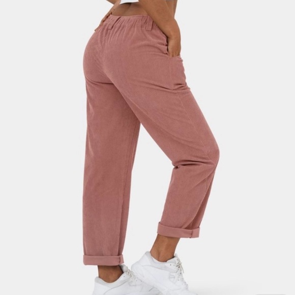 Halara Women's Pink Corduroy Pants - Picture 2 of 9
